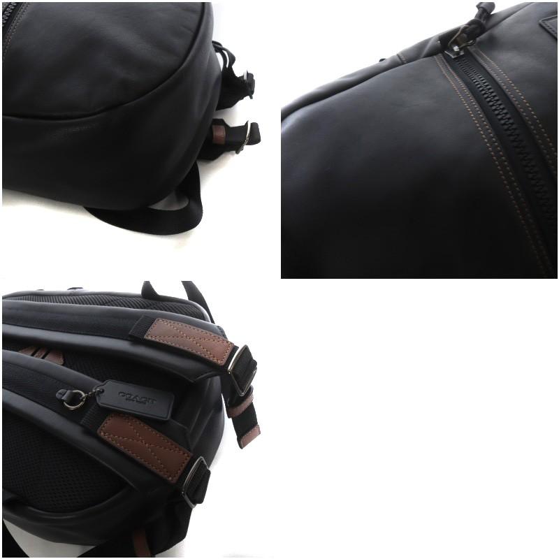 COACH（コーチ） ペイサー バックパック リュック レザー ブラック