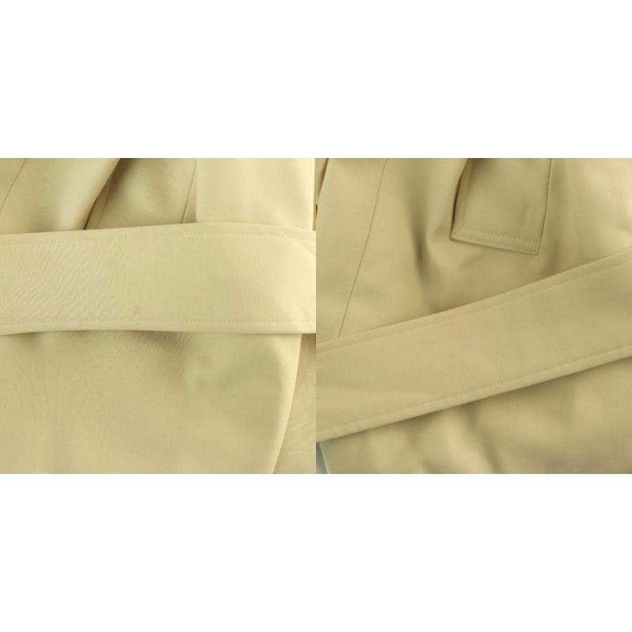 オーラリー AURALEE 24SS HARD TWIST WOOL TWILL CHESTERFIELD COAT スプリングコート ロング 0 クリーム色 A24SC02WG レディースの画像