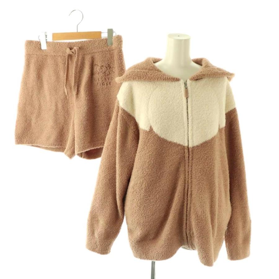 美品✨ジェラートピケ ルームウェア ポケモンスリープ イーブイ セットアップ ジェラートピケ ポケモンスリープ 24AW ベビモコ イーブイ パーカ