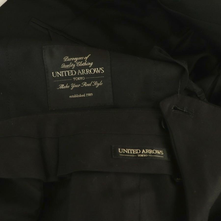 ユナイテッドアローズ UNITED ARROWS UADB ブラックサージ 2B コンフォート スーツ ジャケット パンツ 46 黒 1123-161-5074_7