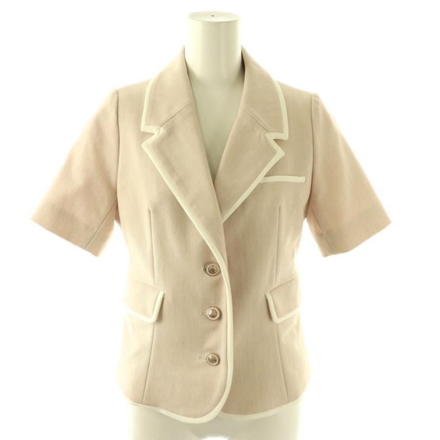 Her lip to ハーリップトゥ Her lip to Bicolor Short Sleeve Blazer 