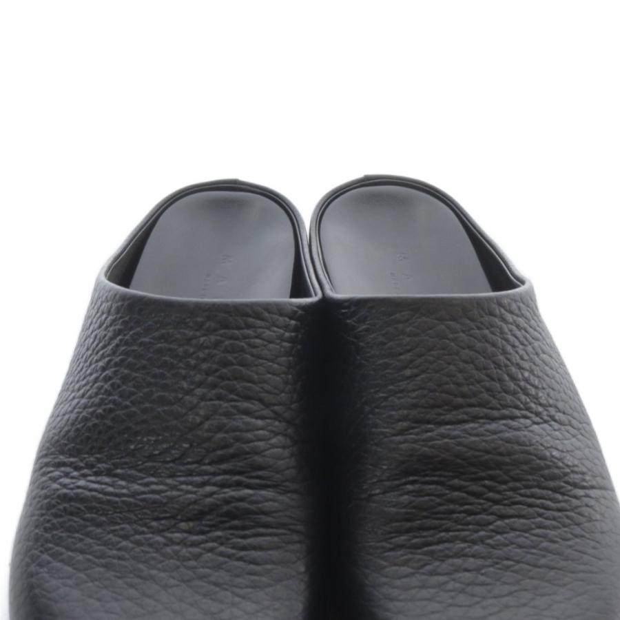 MARNI（マルニ） フスベットサボ レザーシューズ ミュール 37 黒