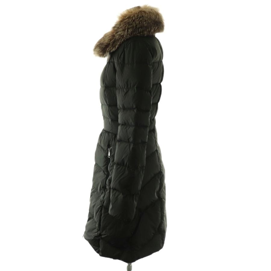 モンクレール MONCLER HIRONDELLE フォックスファー付き ダウンコート アウター 00 ブラック /DF ■OS ■SH レディース_2