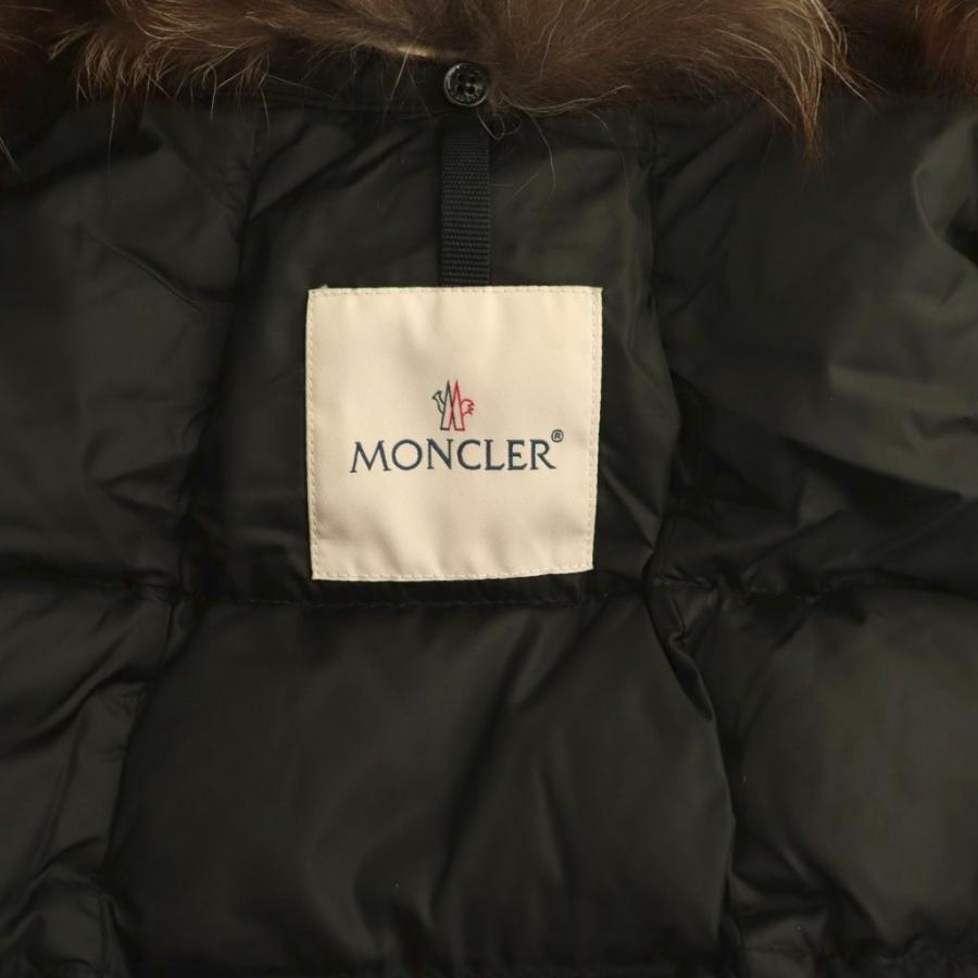 モンクレール MONCLER HIRONDELLE フォックスファー付き ダウンコート アウター 00 ブラック /DF ■OS ■SH レディース_7