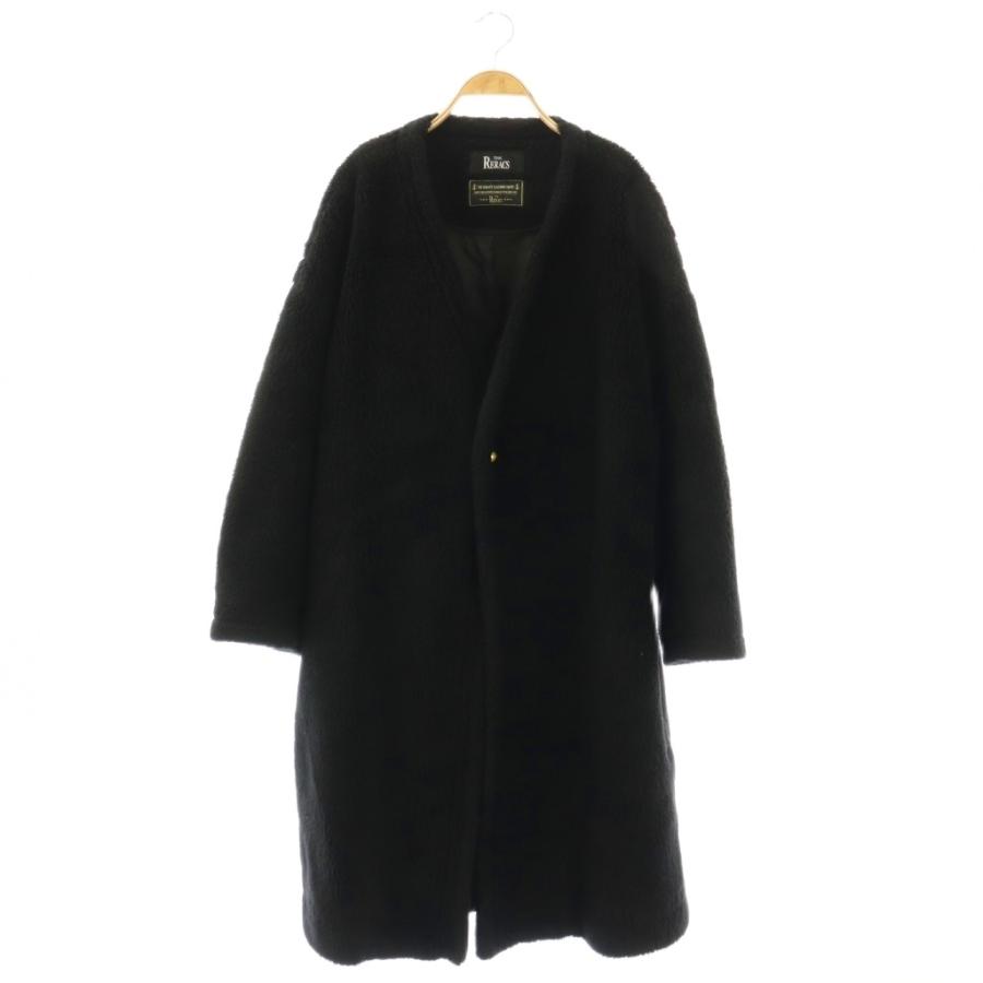 ザ リラクス THE RERACS wool pile collarless boa coat コート ノー 