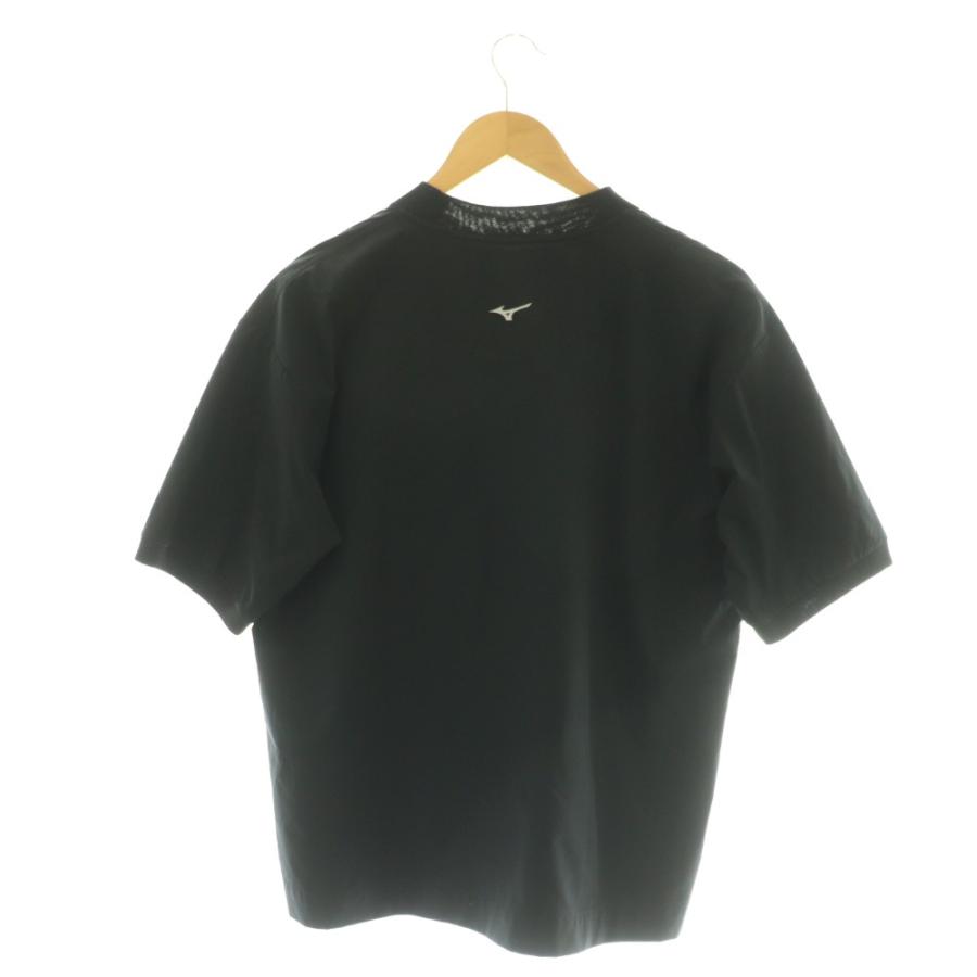 マーガレットハウエル オーガニックコットン ポロシャツ 24ss ブラック II MARGARET HOWELL（マーガレットハウエル） ×MIZUNO 24SS COTTON