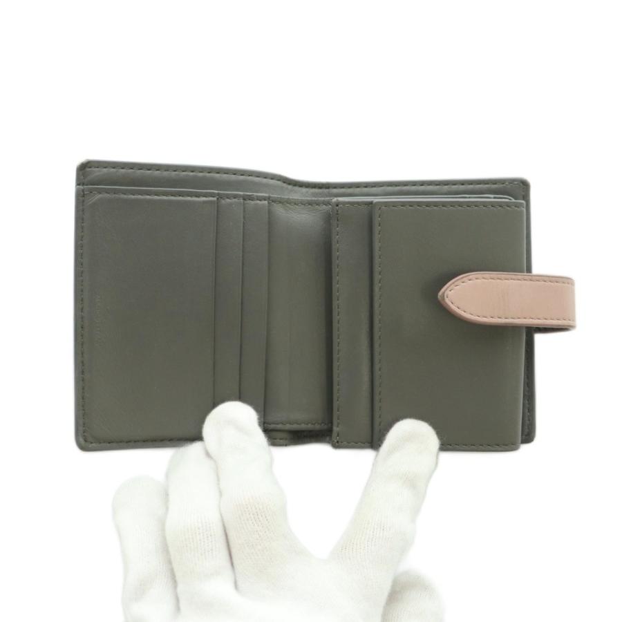 極美品✨️CELINE スモール ウォレット 折り財布 グレー CELINE（セリーヌ） 財布/ミニ財布 レディース 三つ折り財布 グレー