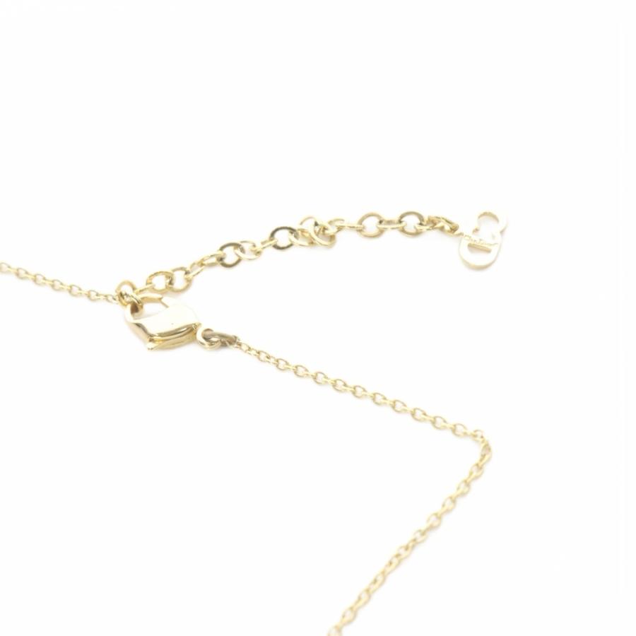 Christian Dior ディオール ネックレス ゴールド ツイスト ハート Christian Dior（クリスチャン・ディオール） ツイスト ハート ロゴ