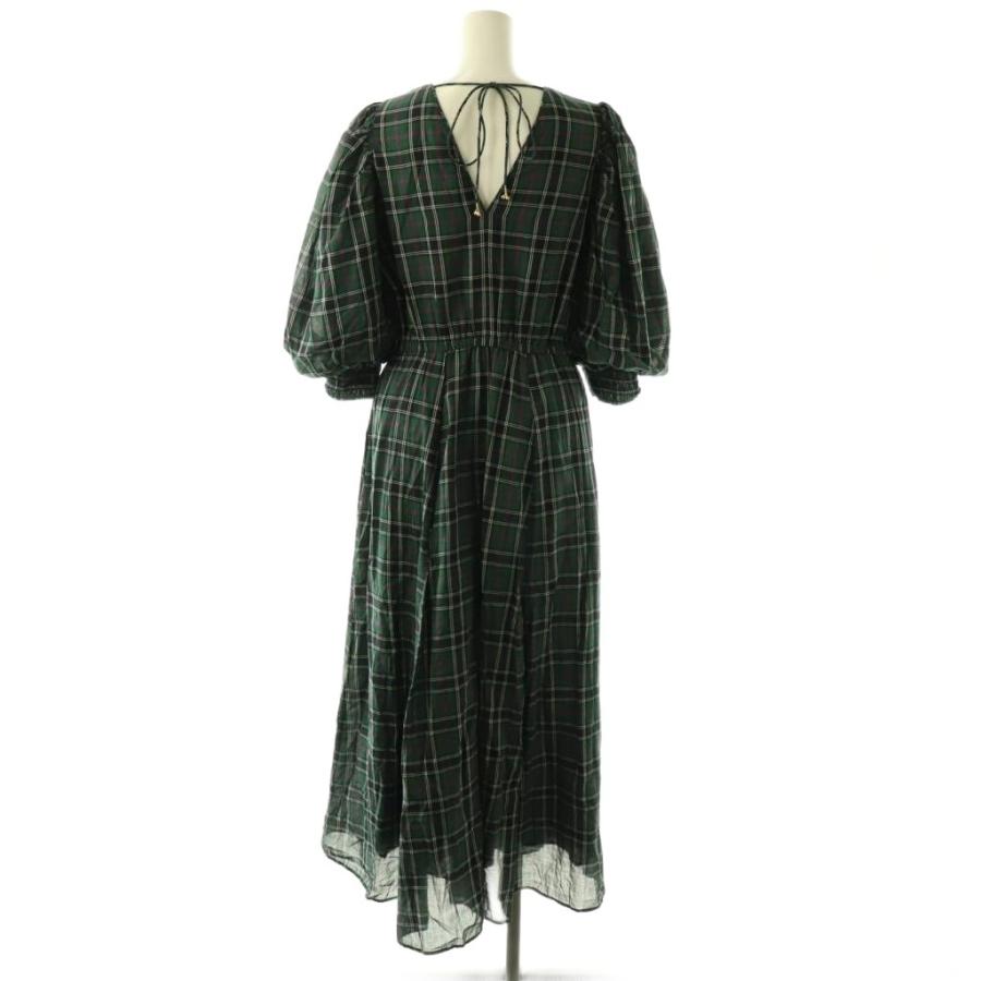 未使用品 ヌキテパ NE QUITTEZ PAS! Cotton Voile Check Volume Sleeve
