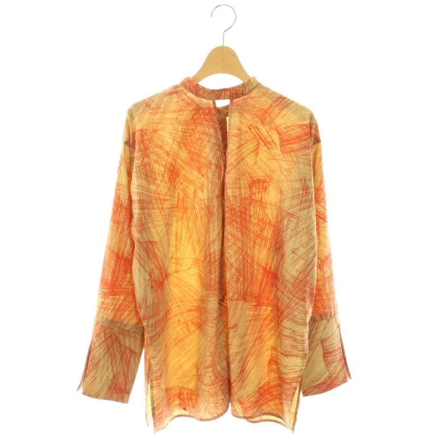 クラネ CLANE RADIAL LINE DOUBLE FACE BLOUSE ブラウス プルオーバー 