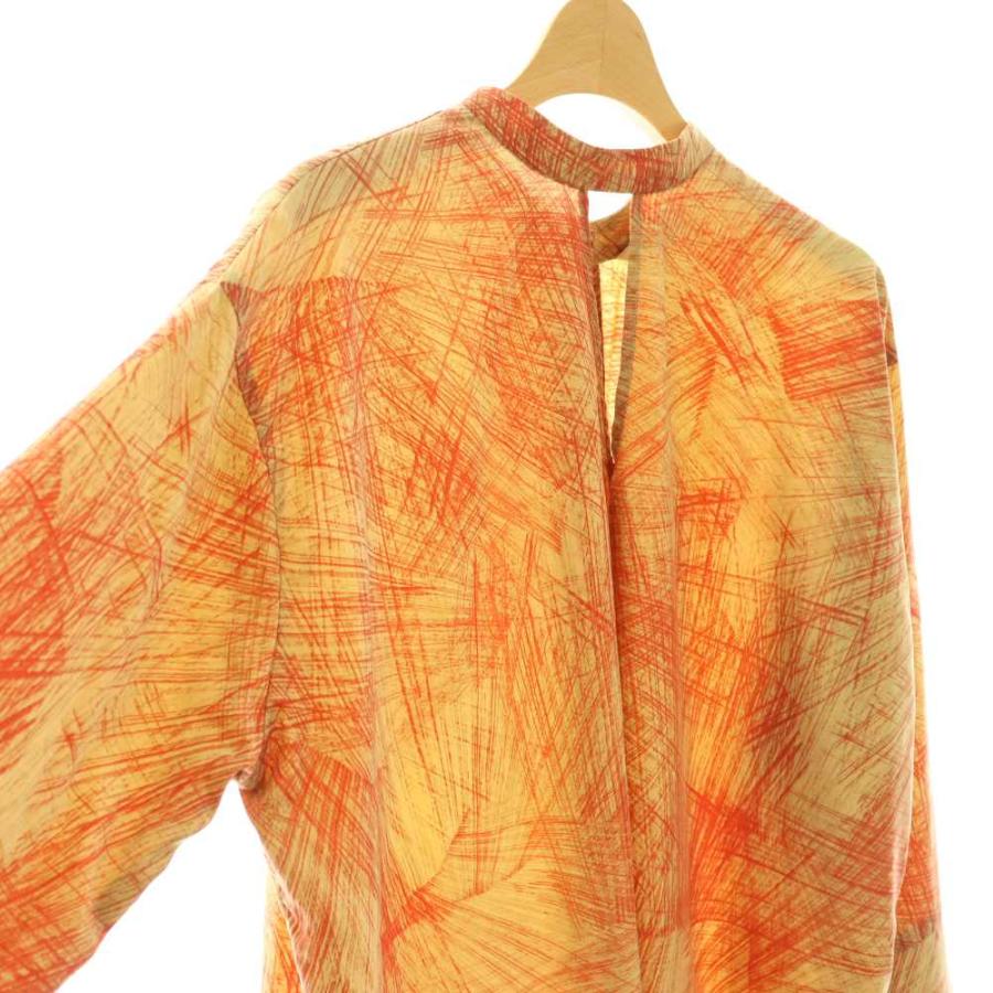 クラネ CLANE RADIAL LINE DOUBLE FACE BLOUSE ブラウス プルオーバー 