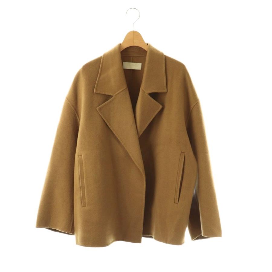 plage ハミルトンリバーシャツジャケット　キャメル　36 プラージュ Plage 24AW ハミルトン リバー シャツジャケット 36
