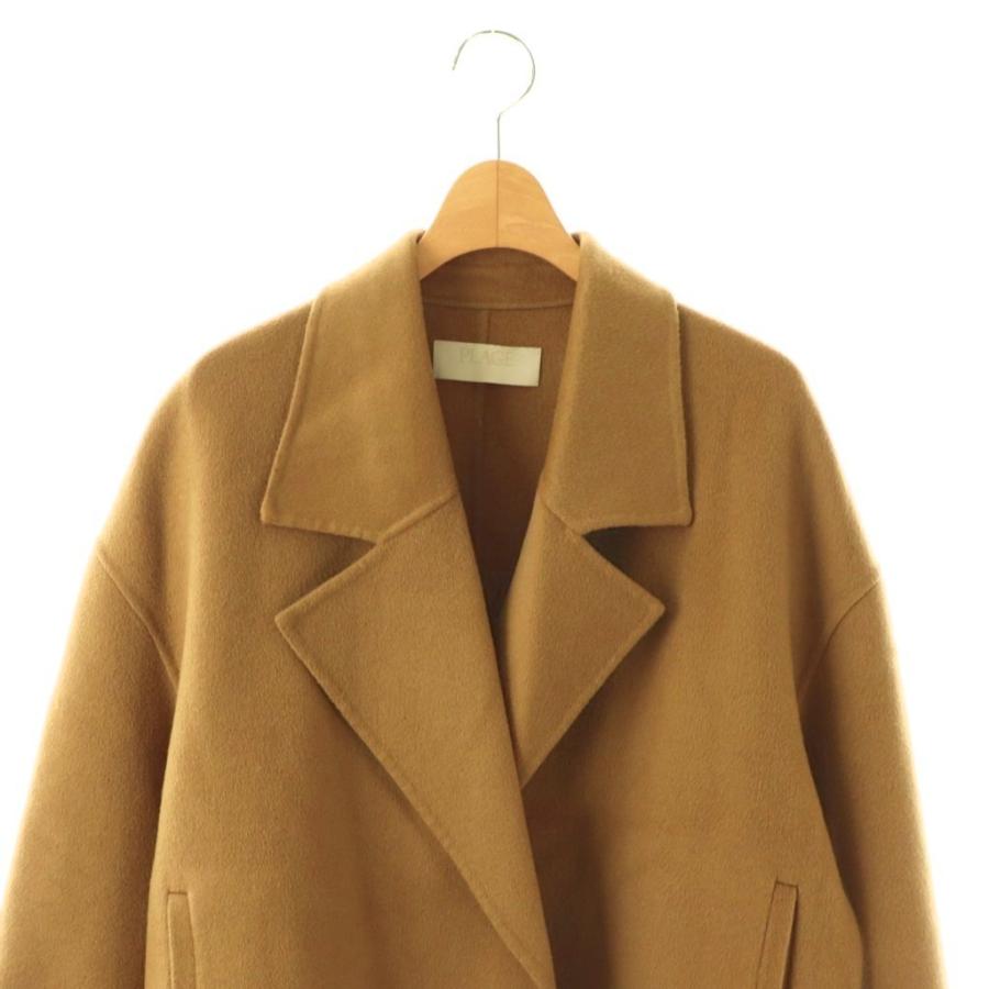 plage ハミルトンリバーシャツジャケット　キャメル　36 プラージュ Plage 24AW ハミルトン リバー シャツジャケット 36
