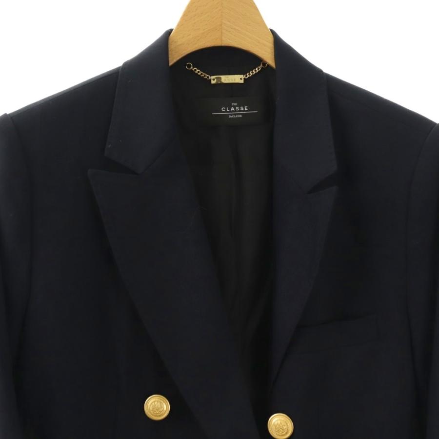 ドゥクラッセ DoCLASSE THE CLASSE 尾州産ミックスウール・ダブル