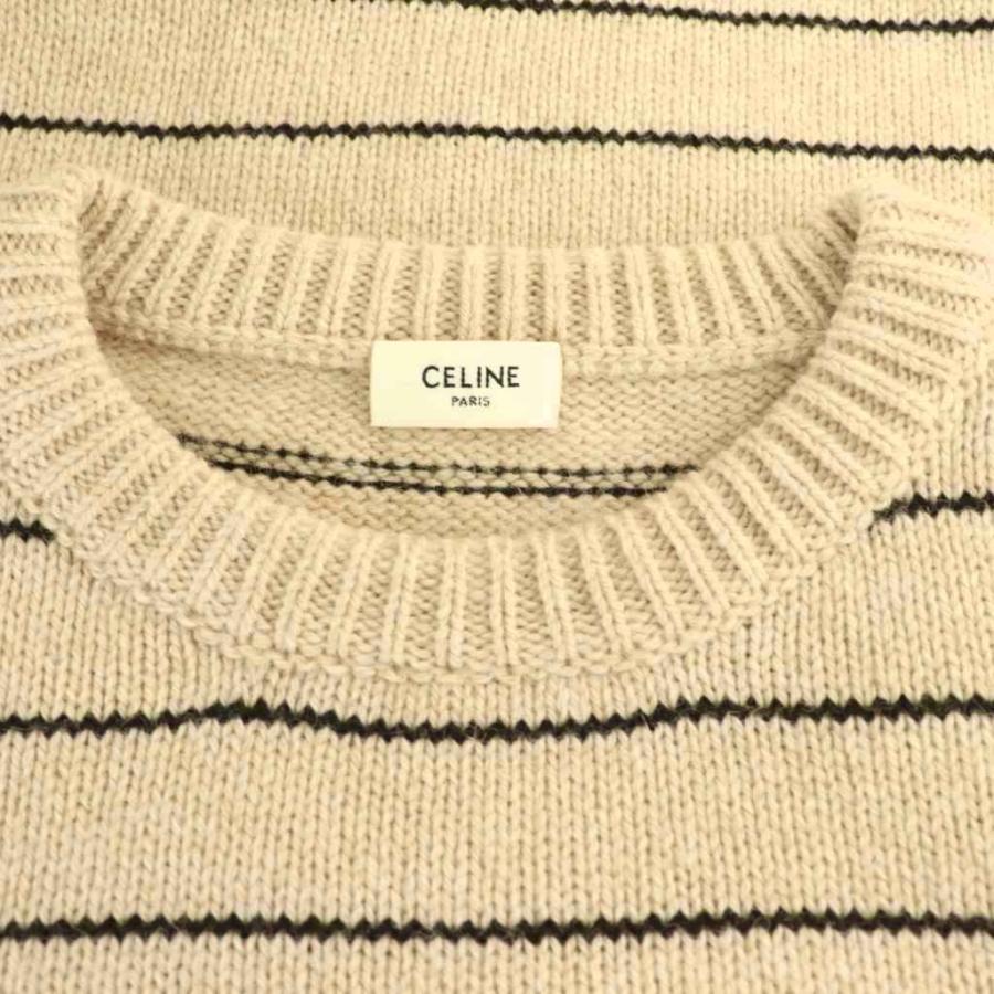 CELINE（セリーヌ） トリオンフ ボーダー クルーネック ニット 