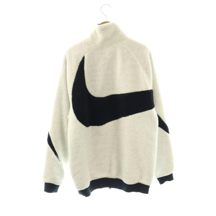 ナイキ リバーシブル ボアジャケット BQ6546-114 NIKE VM SWOOSH FULL ZIP JACKET ホワイト×ネイビー Lサイズ 【中古】 22603R38 NIKE（ナイキ） リバーシブル VM SWOOSH FULL ZIP JACKET ボア