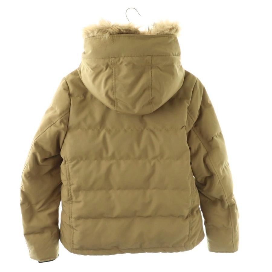 極美品 DANTON ショートダウンジャケット ファー着脱可能 S ベージュ DANTON/FAKE FUR HOODED DOWN JACKET｜Daytona Park(FREAK'S STORE公式