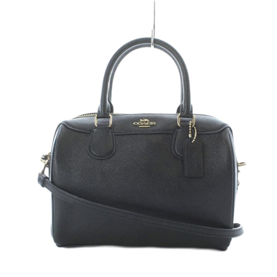 COACH（コーチ） ハンドバッグ ショルダーバッグ レザー 本革 黒 