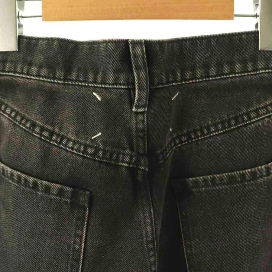 メゾンマルジェラ 1 Maison Margiela 1 23AW S51LA0051 S30743 デニムパンツ ダメージ加工 40 ブラック /HK ■OS ■SH レディース_4