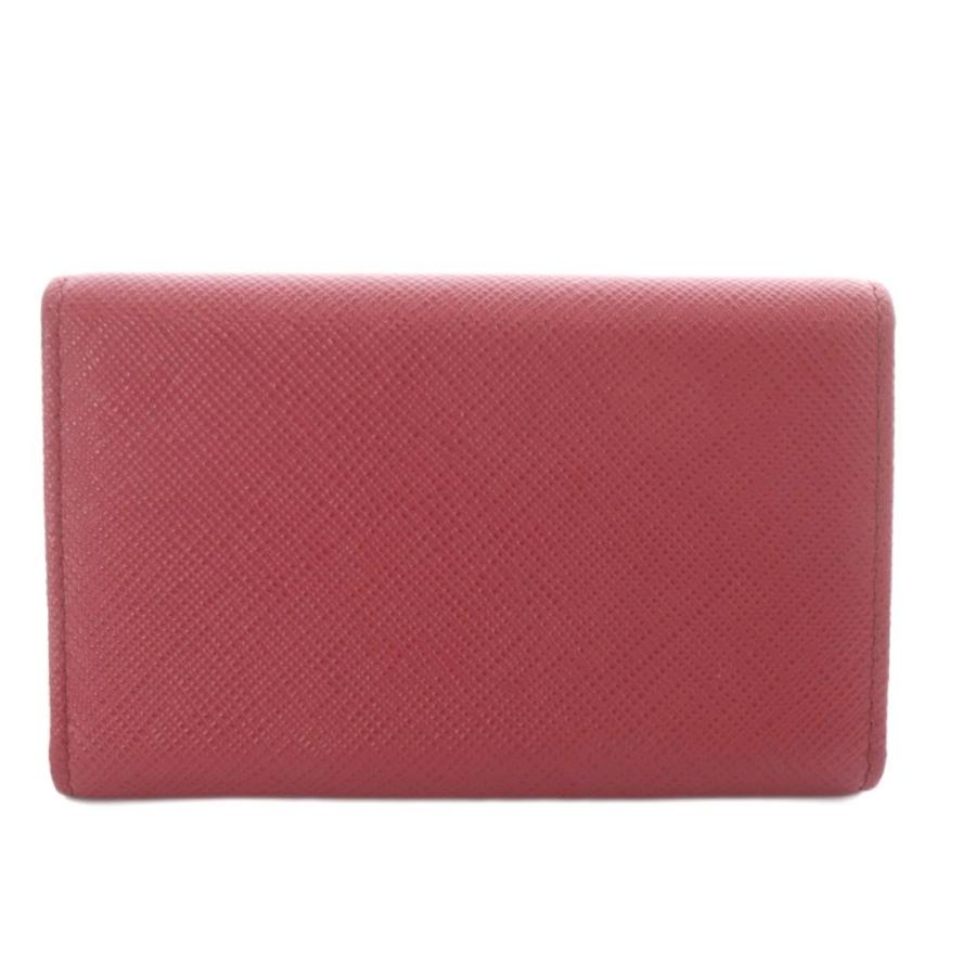 PRADA（プラダ） キーケース 4連 レザー キーリング付き ピンク 1PG004