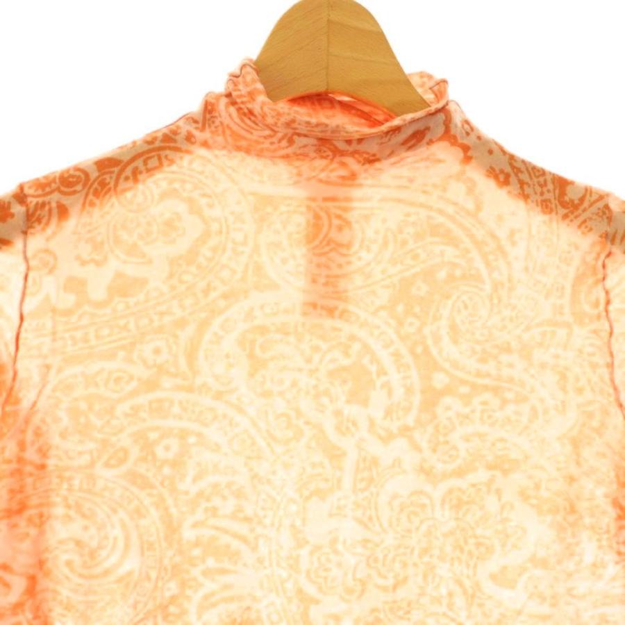 アクネ ストゥディオズ ペイズリー柄 ハイネックカットソー Tシャツ S アクネ ストゥディオズ Acne Studios ペイズリー柄 ハイネック