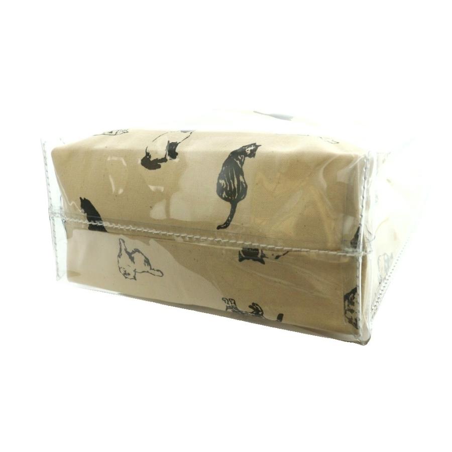 未使用品 テンベア TEMBEA タグ付き UNITED ARROWS別注 猫柄PVC