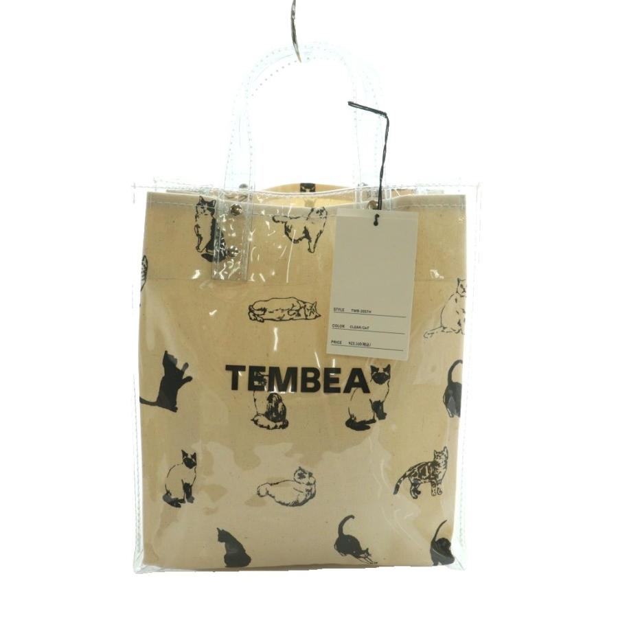 未使用品 テンベア TEMBEA タグ付き UNITED ARROWS別注 猫柄PVC