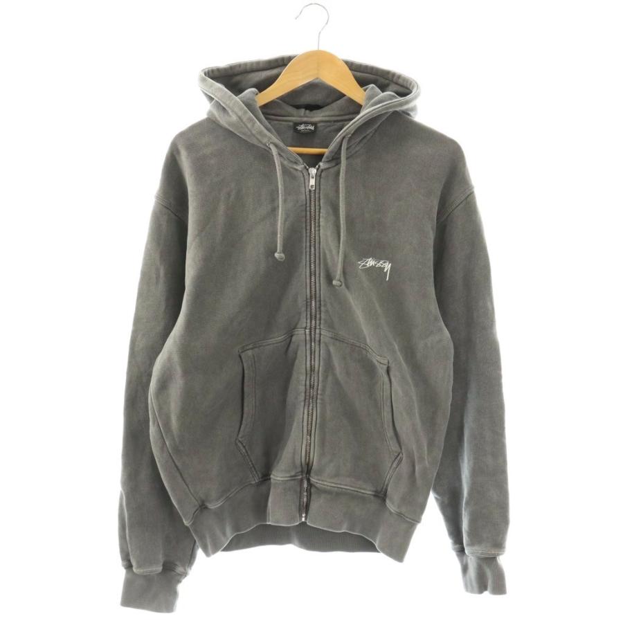 STUSSY（ステューシー） スムースストックジップフーディーピグメント