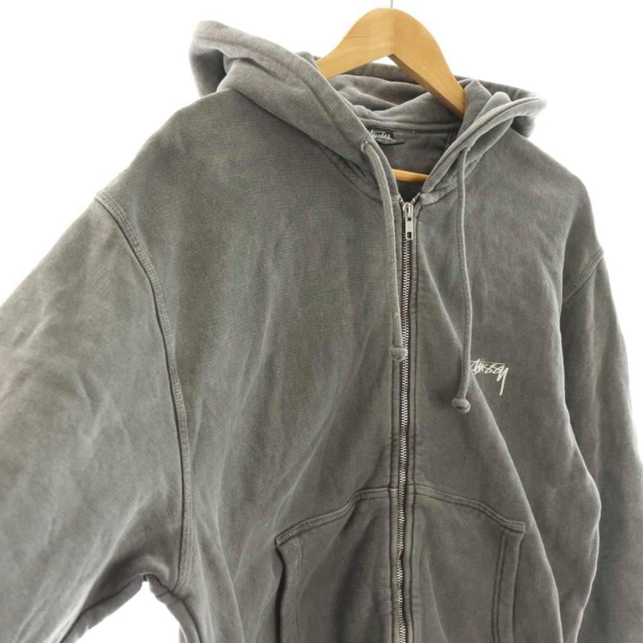STUSSY（ステューシー） スムースストックジップフーディーピグメント