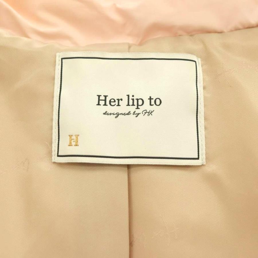 Her lip to ハーリップトゥ Her lip to 24AW Hooded Down Jacket