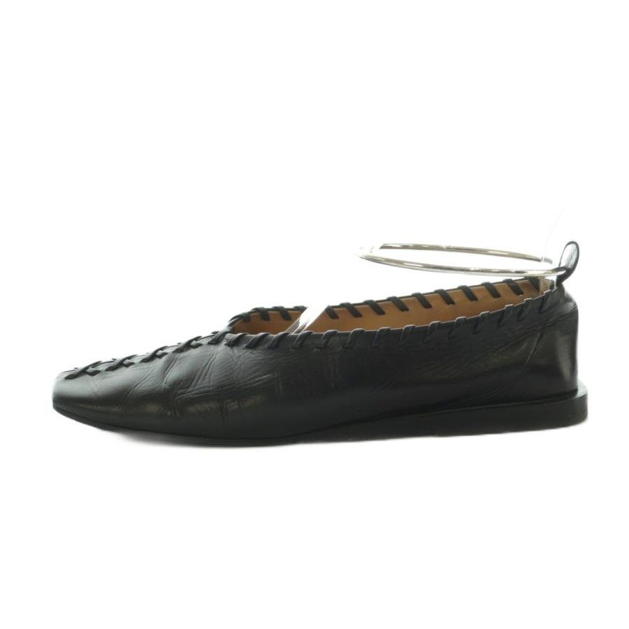 ジルサンダー JILSANDER アンクルリング ステッチ バレリーナ パンプス ジルサンダー JIL SANDER アンクルリング バレリーナ パンプス