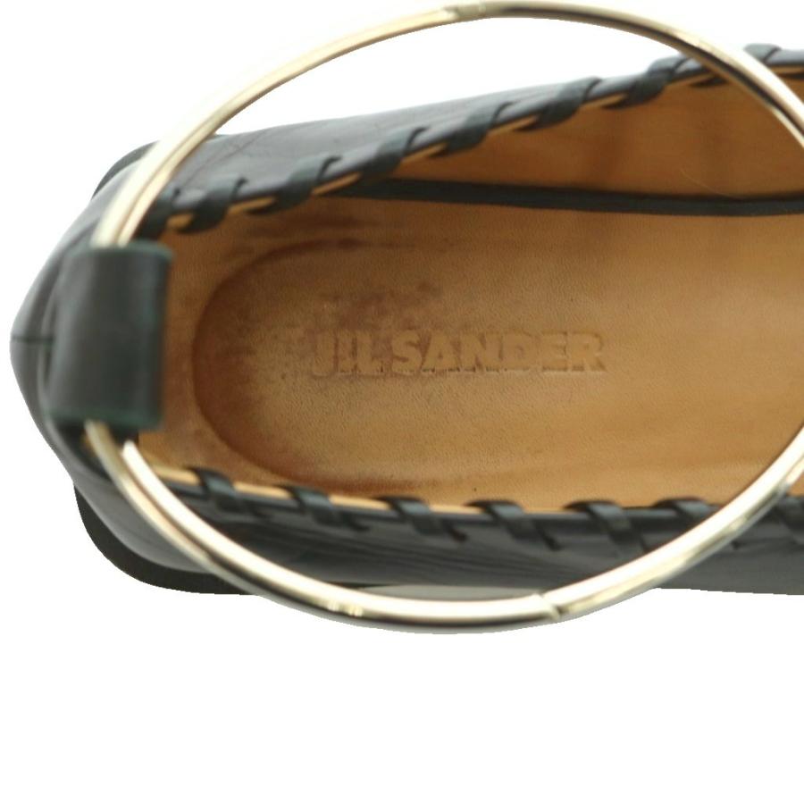 ジルサンダー JIL SANDER アンクルリング バレリーナ パンプス
