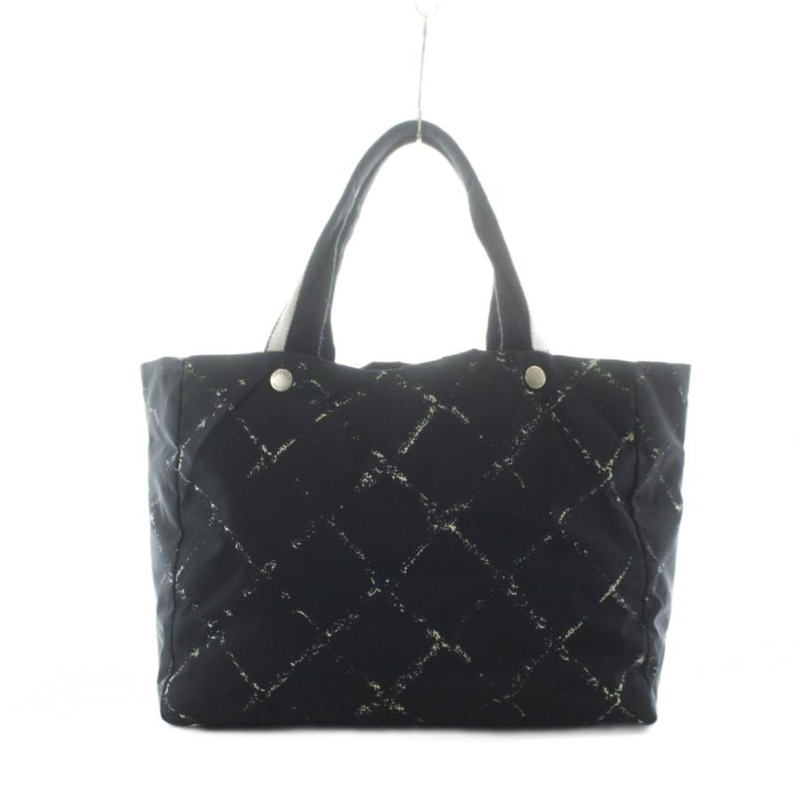 CHANEL（シャネル） トラベルライン トートバッグ ナイロン 黒 