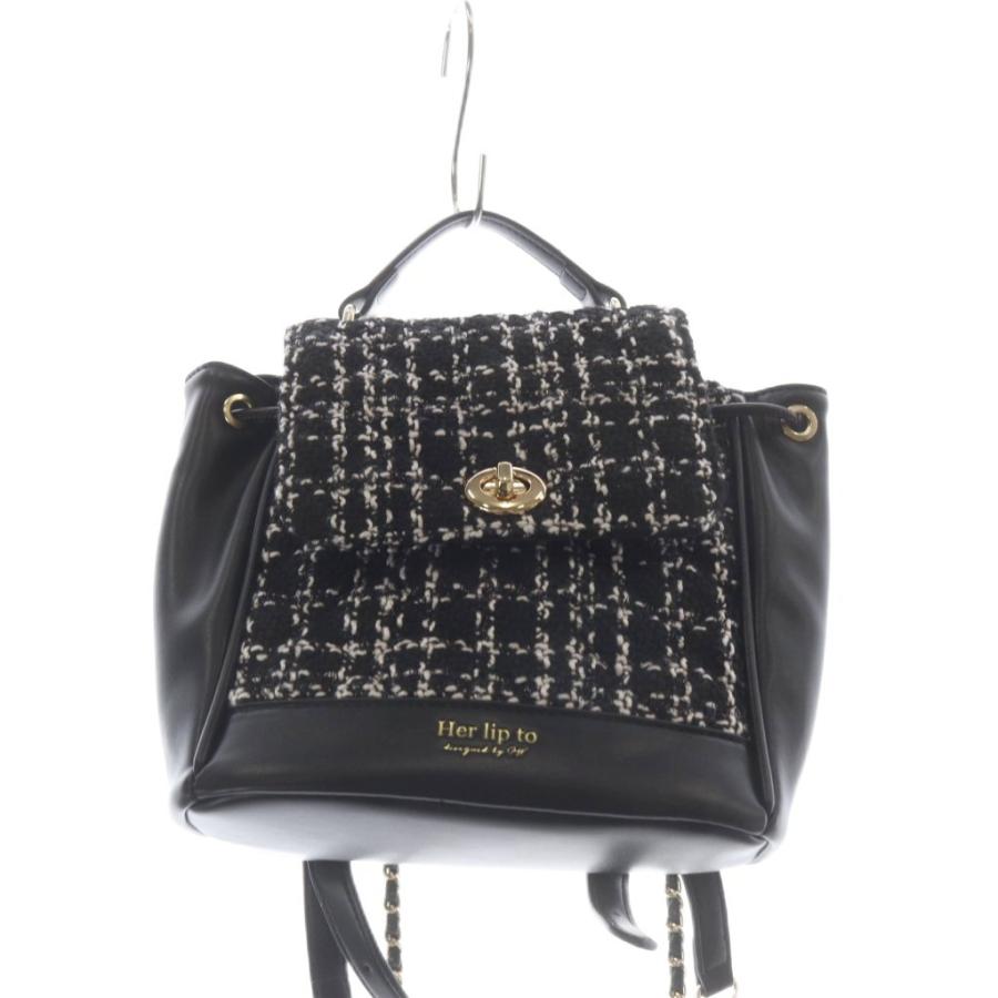 Her lip to ハーリップトゥ Her lip to Herlip to Tweed Mini Backpack