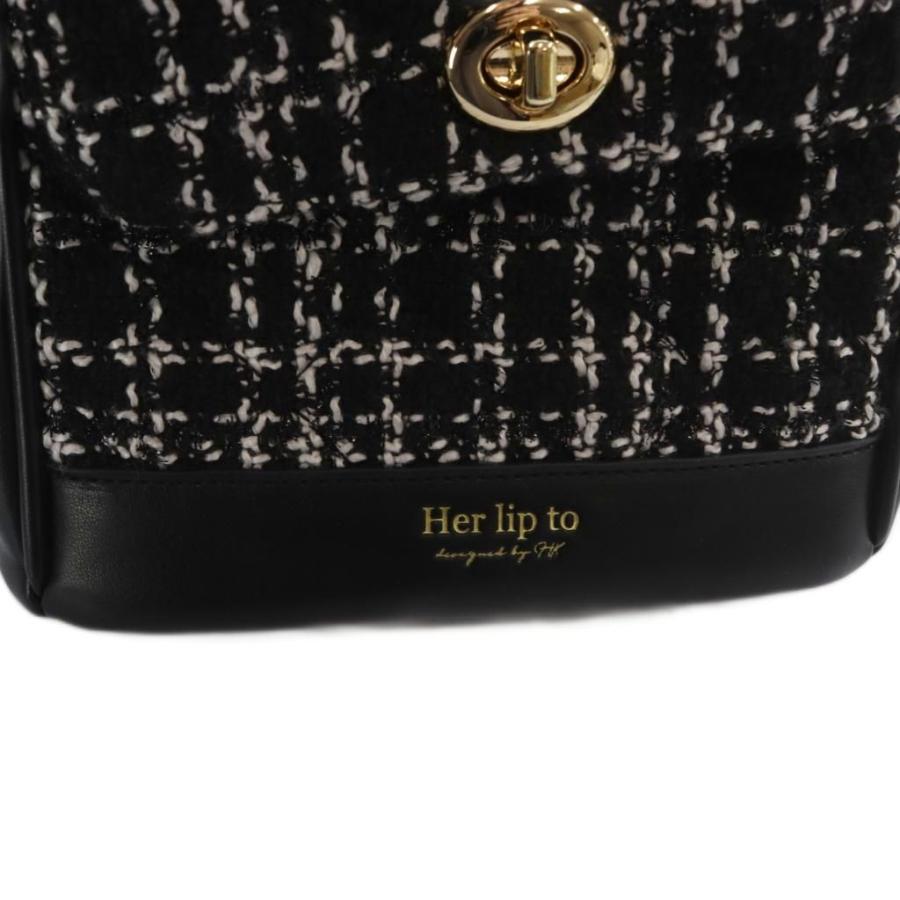 Her lip to ハーリップトゥ Her lip to Herlip to Tweed Mini Backpack