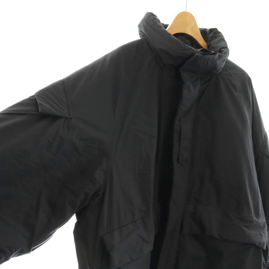 ハイク HYKE SUPERAMARKET PARTEX GEN2 JACKET パーテックスGEN2ジャケット 中綿 ナイロン アウター ワンカラー 1 黒 ブラック_2