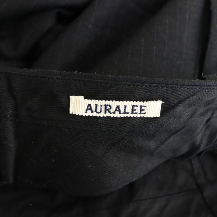 オーラリー AURALEE Wool Flannel Stripe Slacks ウールフリンネル