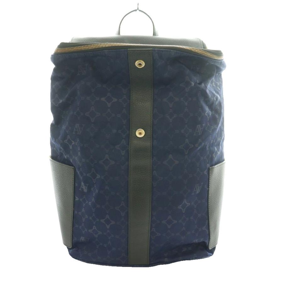 【超美品】ATAO アタオ マッシュルームMG バッグパック リュック　ネイビー ATAO（アタオ） マッシュルーム リュックサック バックパック ナイロン