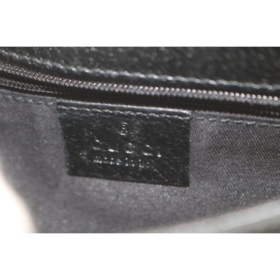 グッチ GUCCI ウエストバッグ ボディバッグ GGキャンバス ブラック