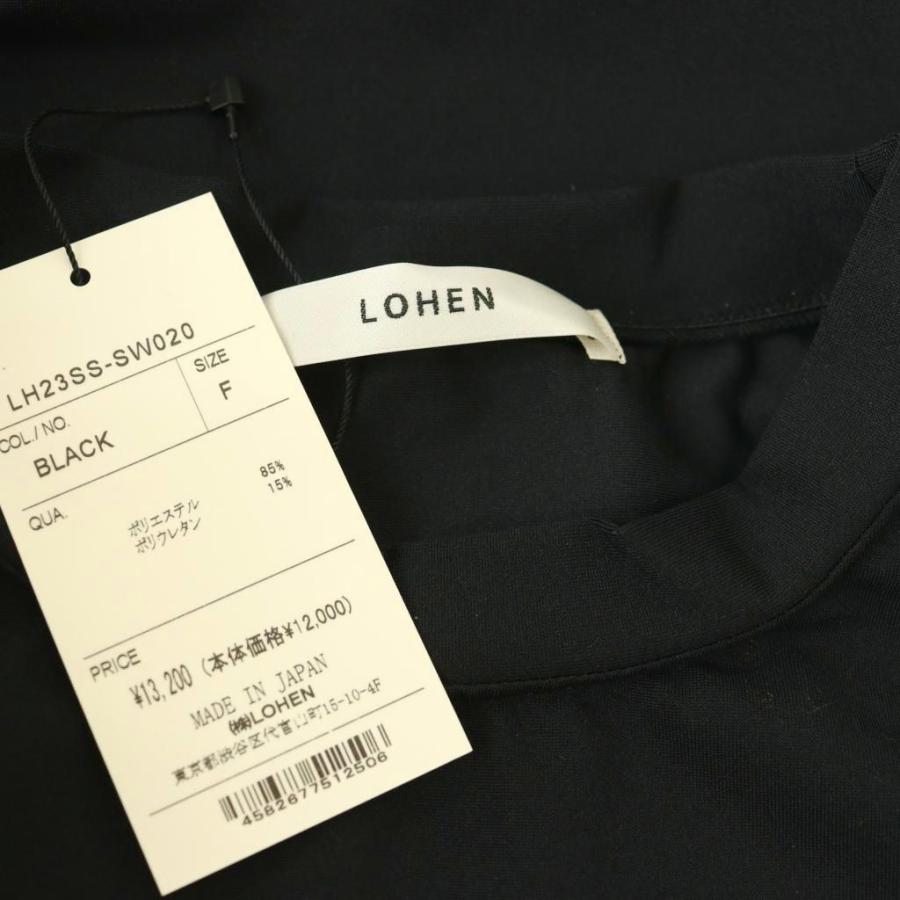 未使用品 ローヘン LOHEN アシンメトリープルオーバー カットソー F