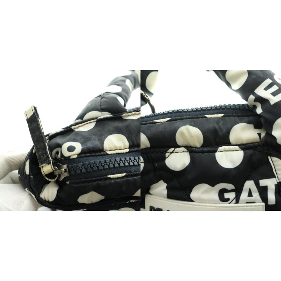 パーリーゲイツ PEARLY GATES ロゴ×ドット柄 中綿 カートバッグ トート