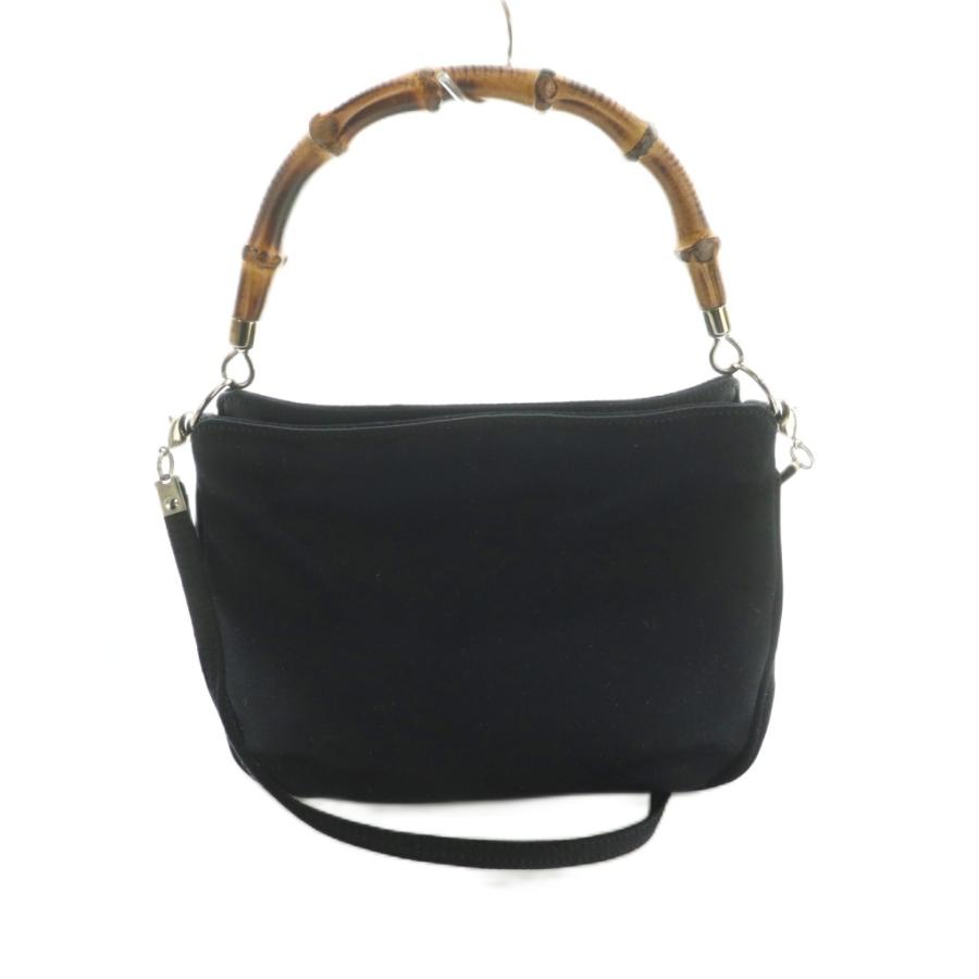 グッチ バンブー ミニ ハンドバッグ 2Way ショルダーバッグ ブラック GUCCI（グッチ） バンブー ミニ 2way ハンドバッグ ショルダーバッグ