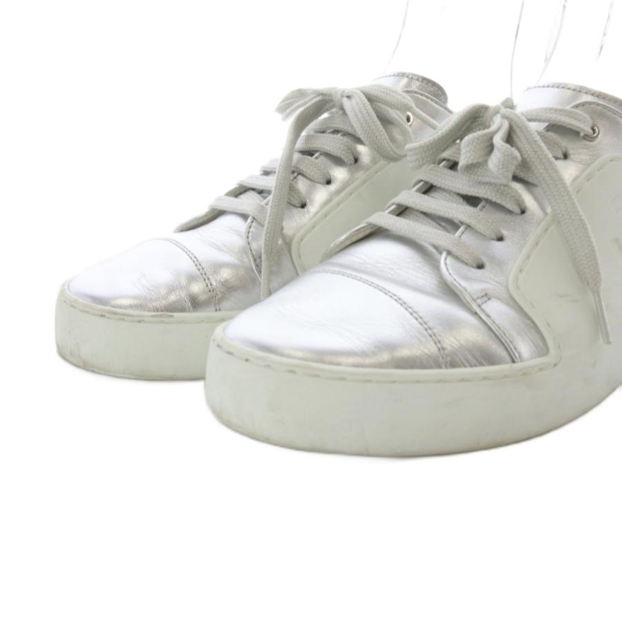 CHANEL（シャネル） スニーカー ローカット ココマーク ラバー レザー