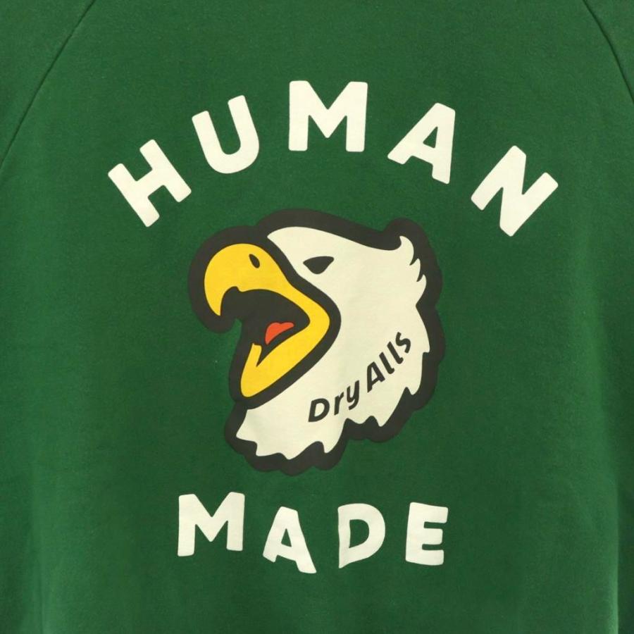 ヒューマンメイド HUMAN MADE 半袖スウェットシャツ トレーナー XL 緑 
