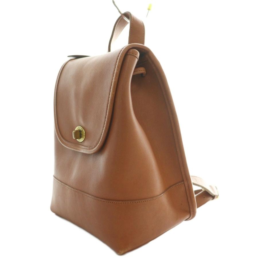 COACH（コーチ） オールド Old レザーリュックサック デイパック 茶