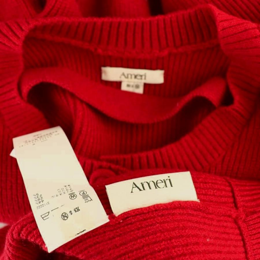 アメリヴィンテージ Ameri VINTAGE 25AW SOLID KNIT CARDIGAN WITH