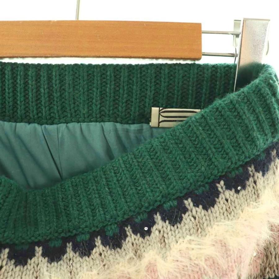レディース Ameri UND LADY NORDIC KNIT SKIRT