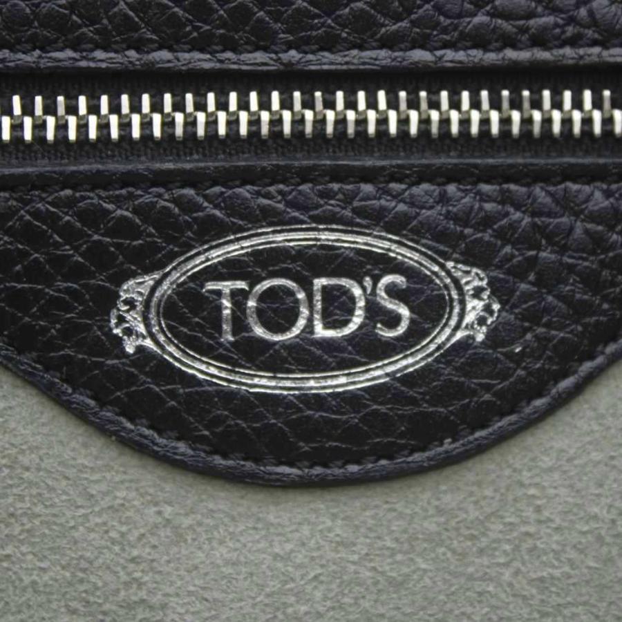 トッズ TOD'S JOY ジョイ トートバッグ レザー 黒 ブラック チャーム付