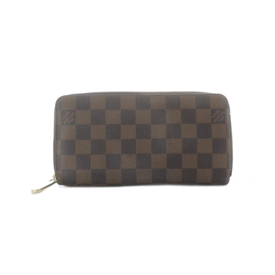 ジッピーウォレット ルイヴィトン 茶色 財布 ブランド LOUIS VUITTON