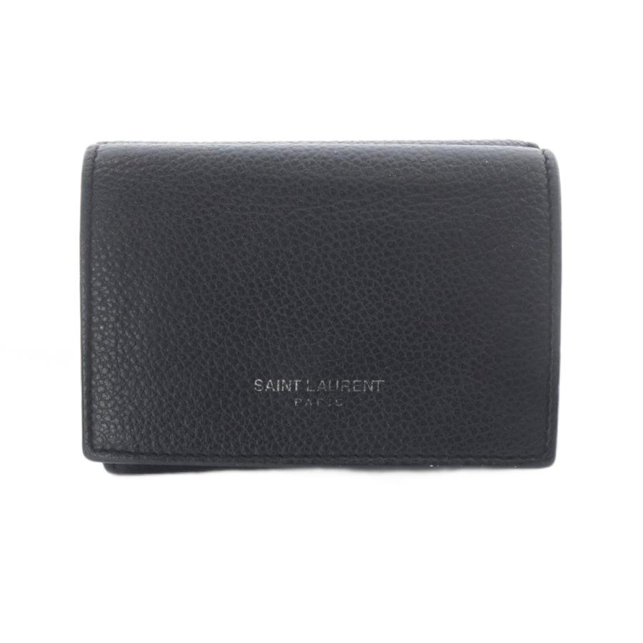 サンローラン パリ SAINT LAURENT PARIS タイニーウォレット 三つ折り 